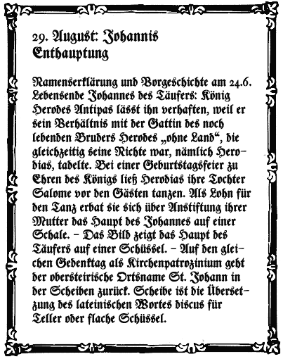 Johannis Enthauptung